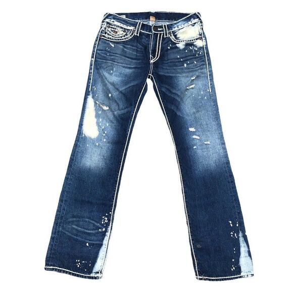 True Religion Jeans Size 31 RICKY Blue - Picture 3 of 12